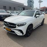 מבט צדדי לבן 2025מרצדס GLC COUPE