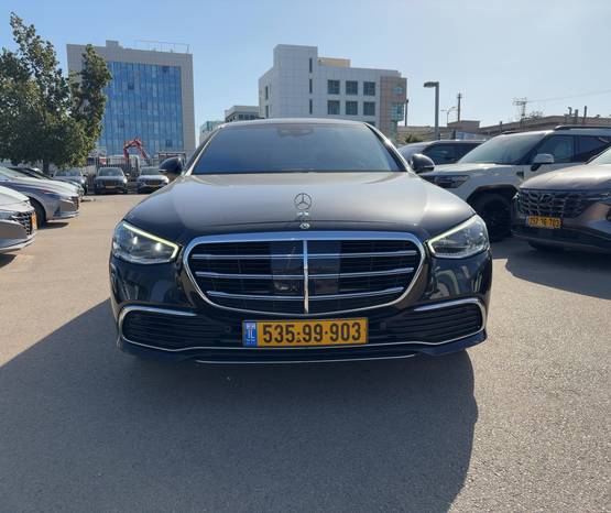מרצדס S-Class 2024 -  מבט קדמי 