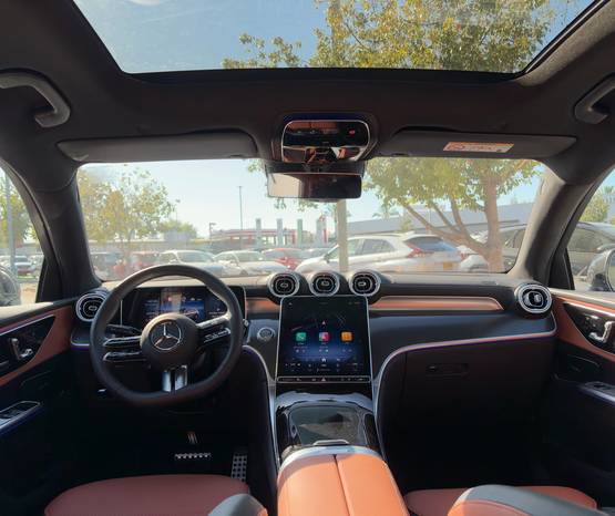 מרצדס GLC COUPE 2026 -  פנים הרכב 