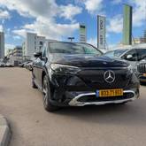 מבט צדדי שחור 2024מרצדס EQE SUV