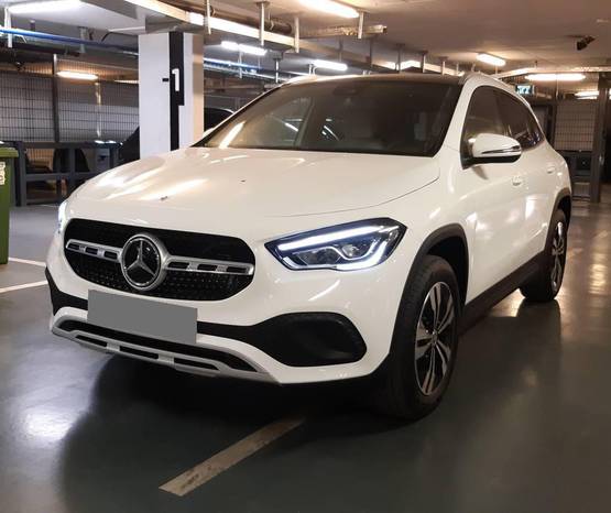 מרצדס New GLA 2020 -  מבט צדדי 