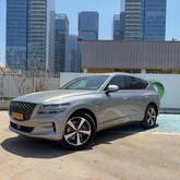 מבט צדדי כסף 2023GENESIS GV80