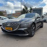 מבט צדדי אפור 2024יונדאי GENESIS  G80