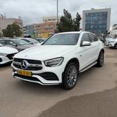 מבט צדדי לבן 2021מרצדס GLC COUPE (C253)