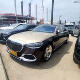 מבט צדדי אדום 2024מרצדס S-Class